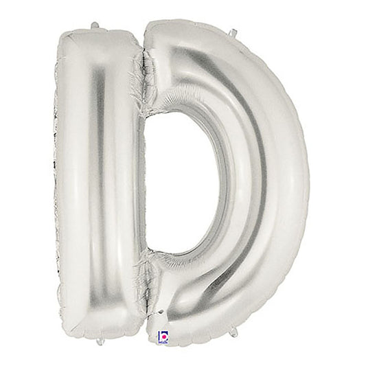 40 inch LETTER D - SILVER MEGALOON | USA Decoration®