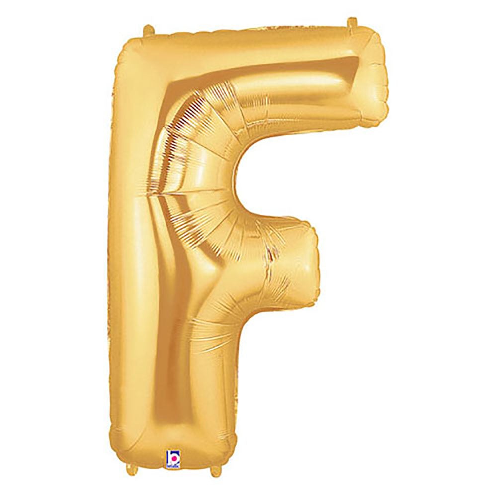 40 inch LETTER F - GOLD MEGALOON | USA Decoration®