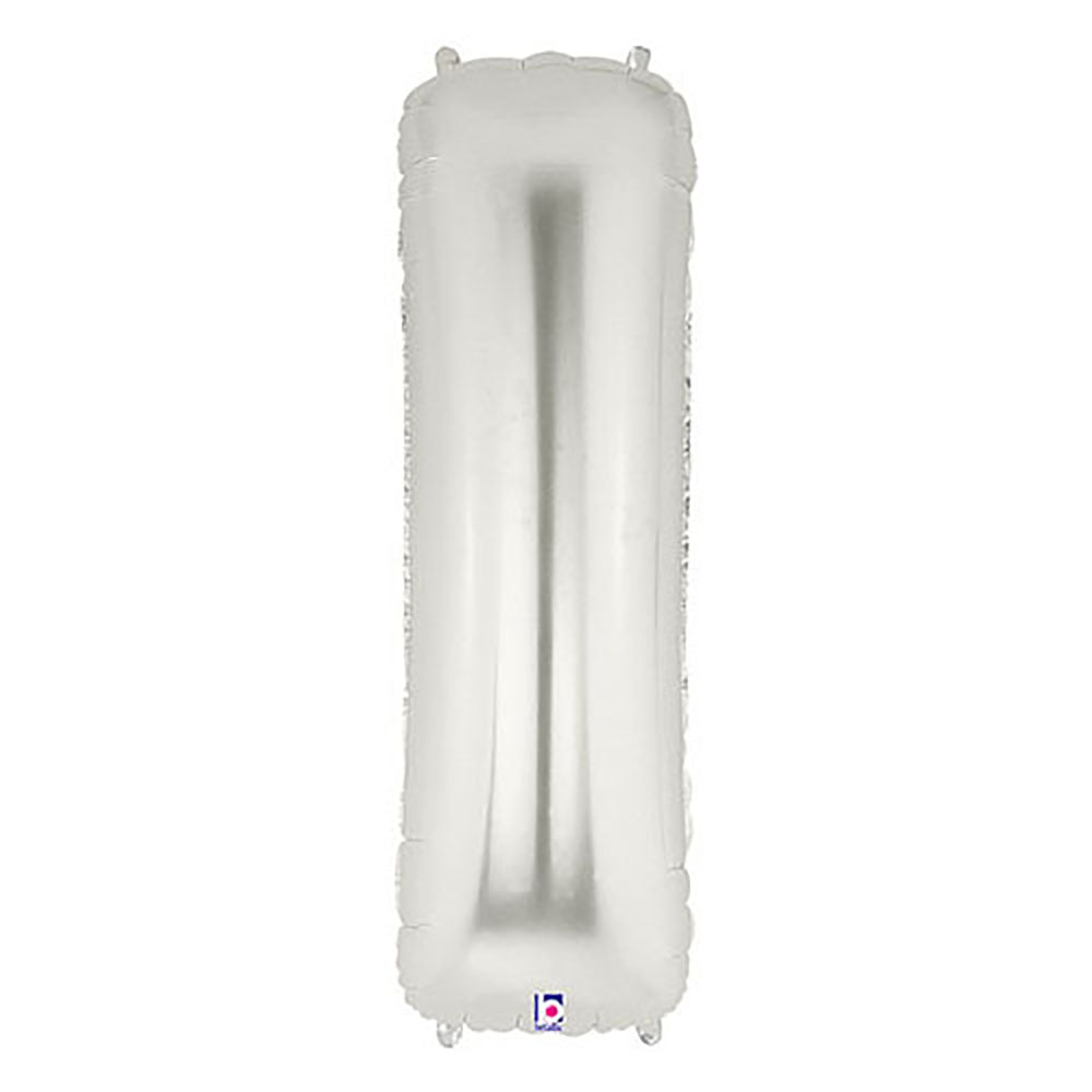 40 inch LETTER I - SILVER MEGALOON | USA Decoration®