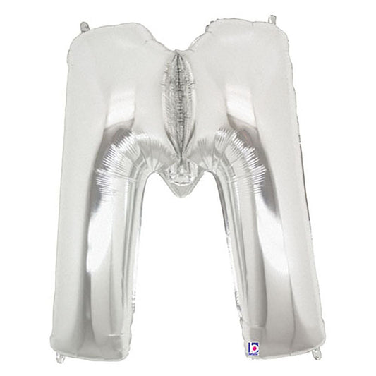 40 inch LETTER M - SILVER MEGALOON | USA Decoration®