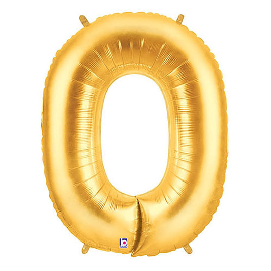 40 inch LETTER O - GOLD MEGALOON | USA Decoration®