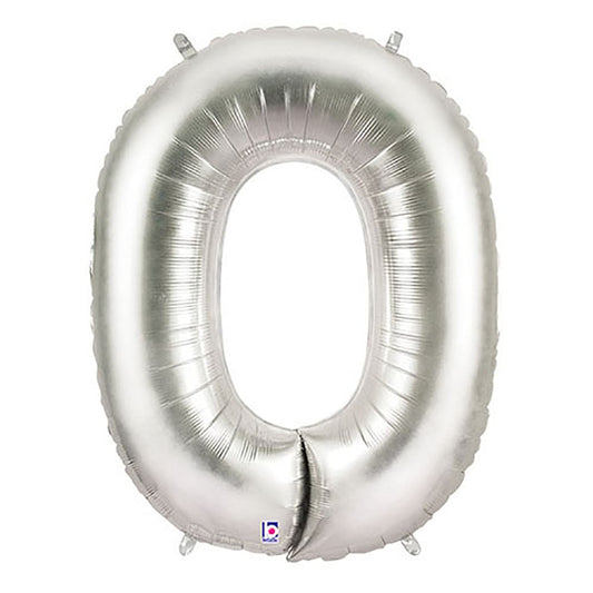 40 inch LETTER O - SILVER MEGALOON | USA Decoration®