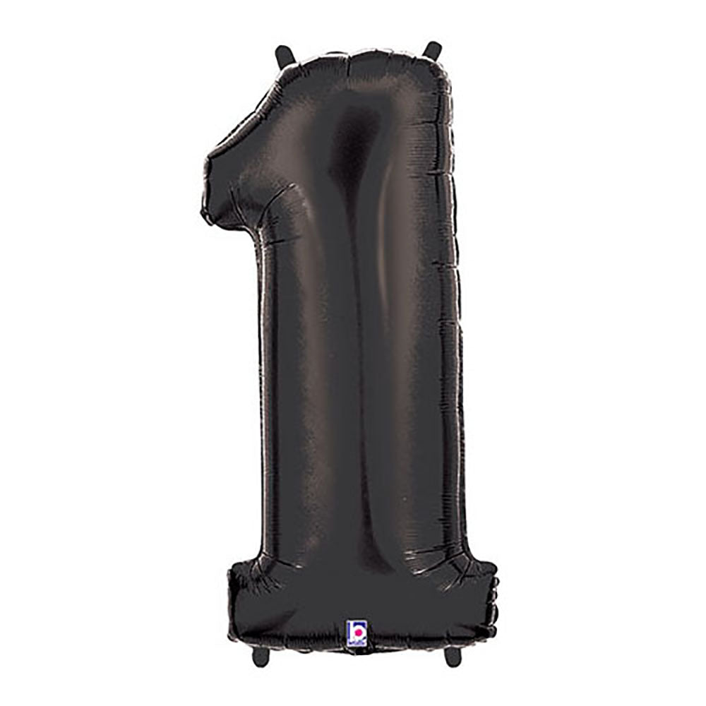 40 inch NUMBER 1 - BLACK MEGALOON | USA Decoration®