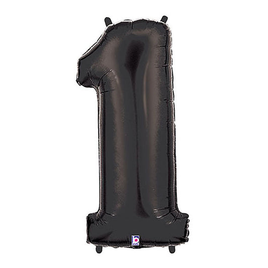 40 inch NUMBER 1 - BLACK MEGALOON | USA Decoration®