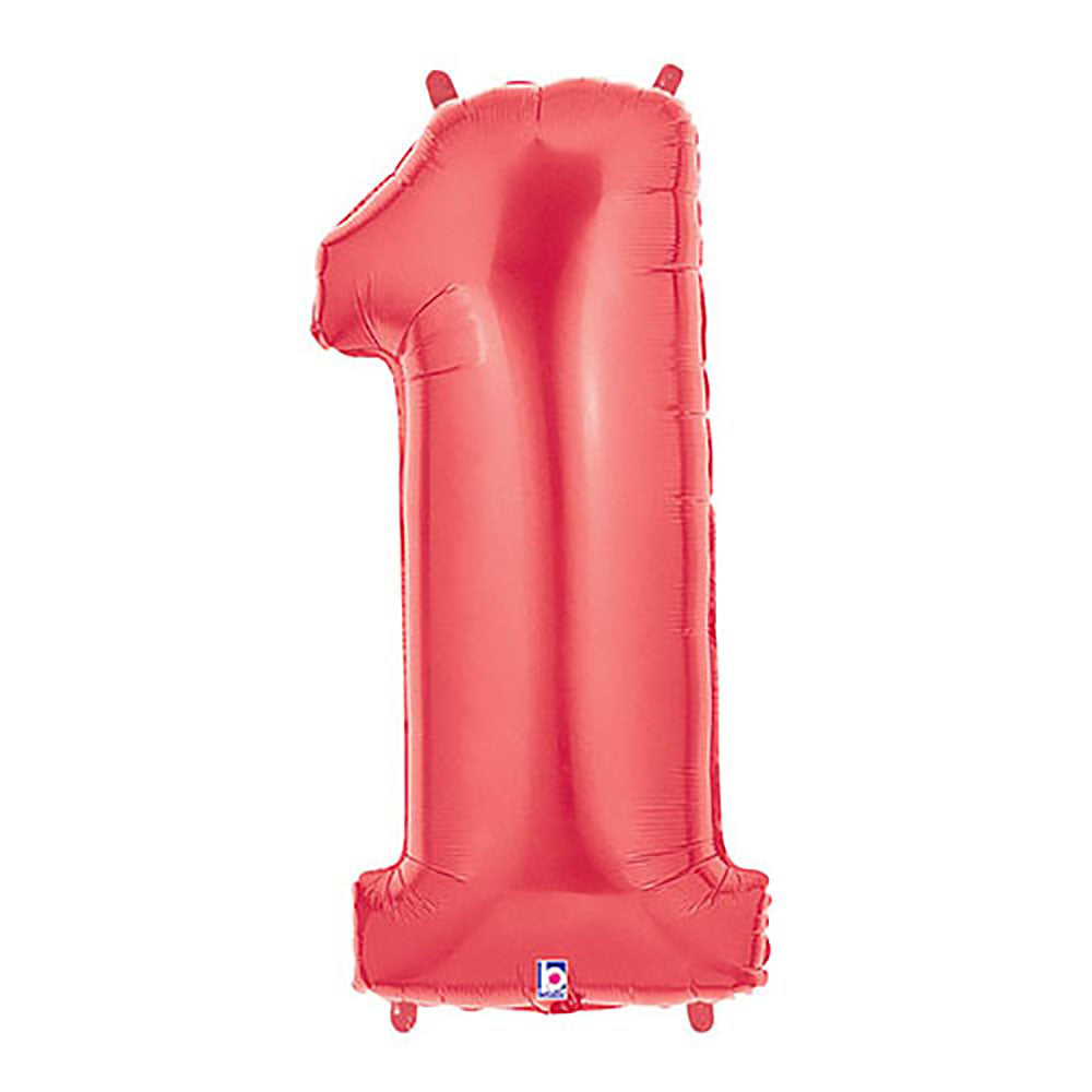 40 inch NUMBER 1 - RED MEGALOON | USA Decoration®