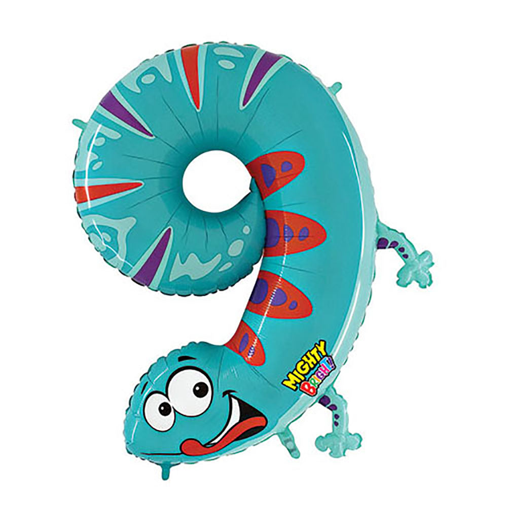 40 inch NUMBER 9 - GECKO ZOOLOON | USA Decoration®