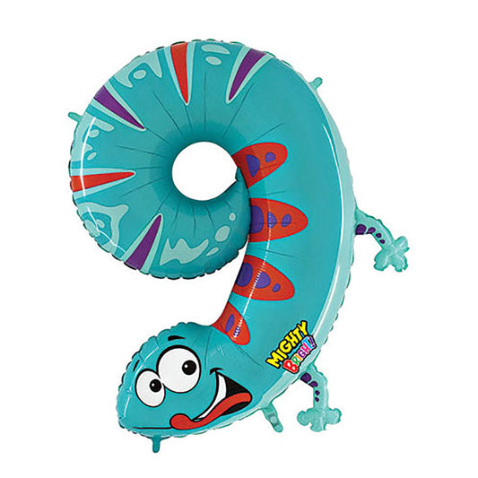 40 inch NUMBER 9 - GECKO ZOOLOON | USA Decoration®