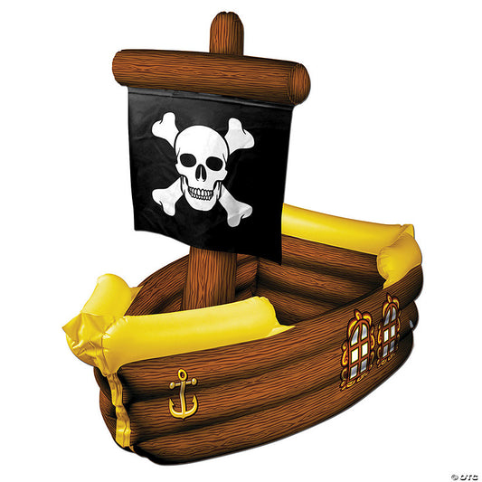 Inflatable Pirate Ship Cooler | USA Decoration®