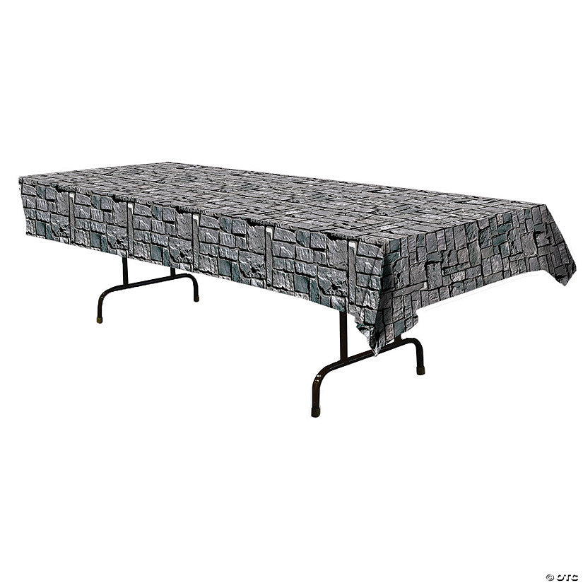 54" x 108" Stone Wall Tablecover | USA Decoration®