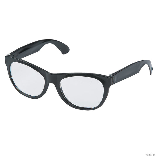 Black Clear Lens Glasses - 1 Pc.