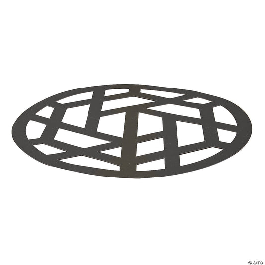 Black Laser-Cut Charger Placemats - 24 Pc. | USA Decoration®