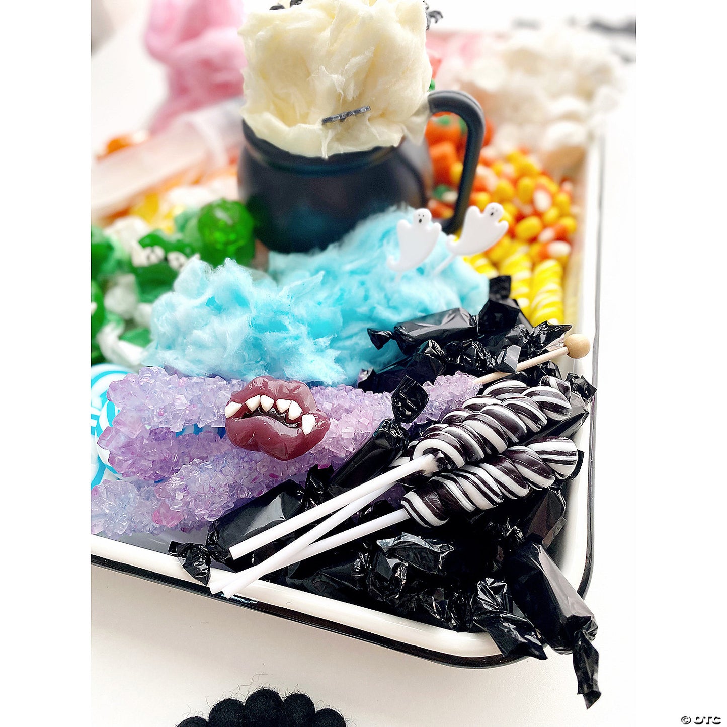 Black Mini Twisty Lollipops - 24 Pc. | USA Decoration®