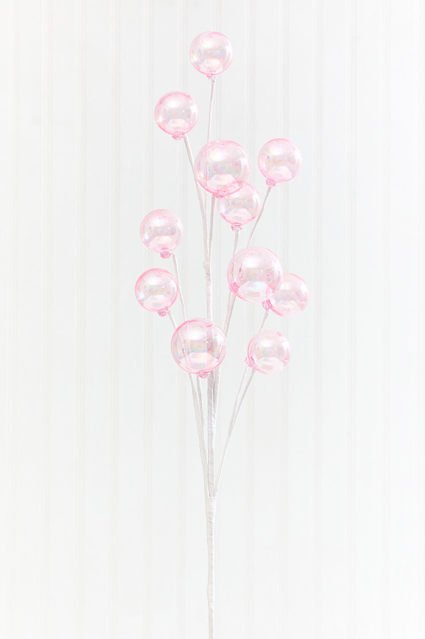 28" Pink Bubble Spray