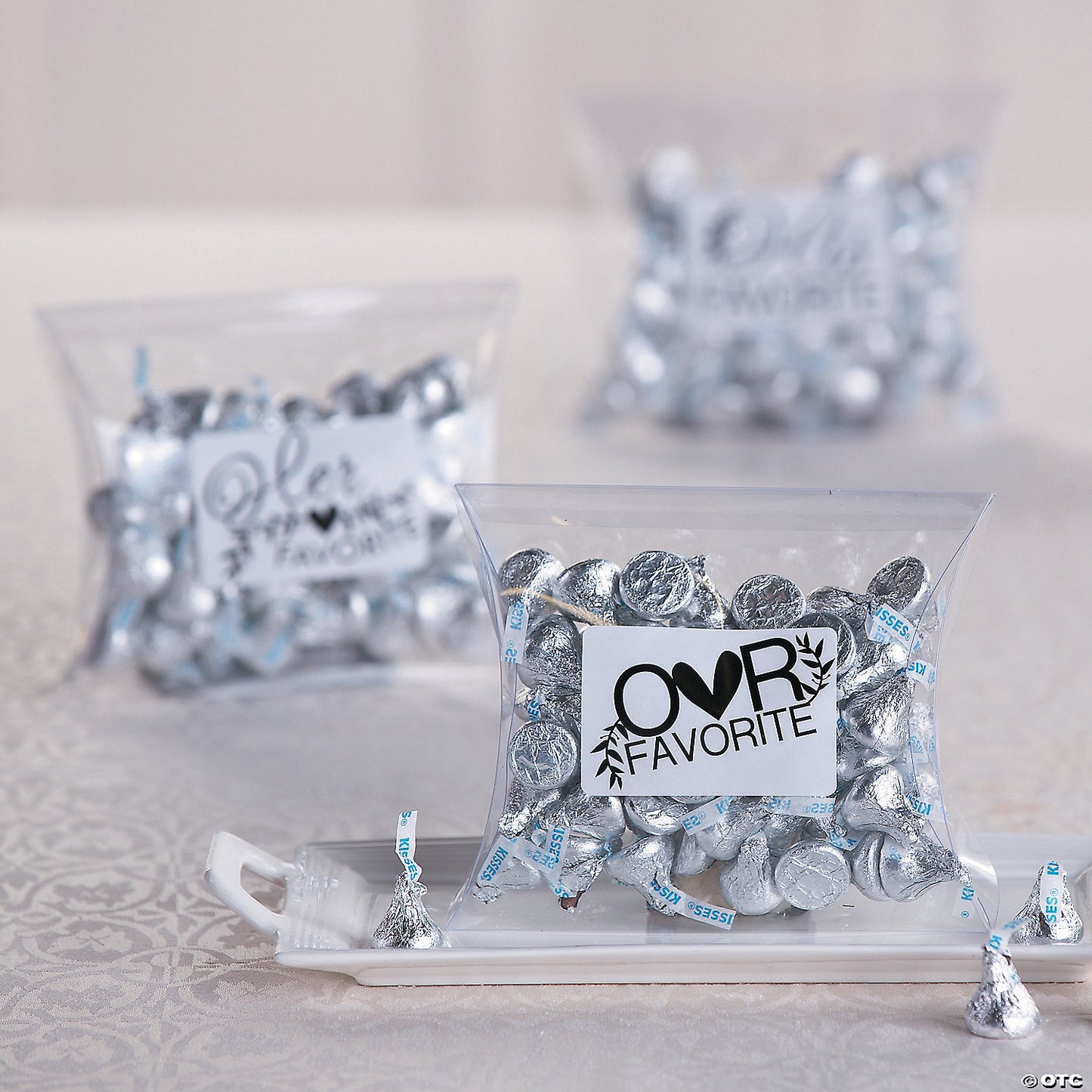Bulk 375 Pc. Silver Hershey’s Kisses Chocolate Candy