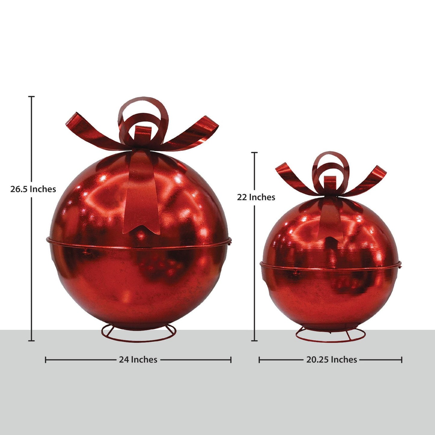Member's Mark Oversized Jingle Bell Décor, Set of 2 | USA Decoration®