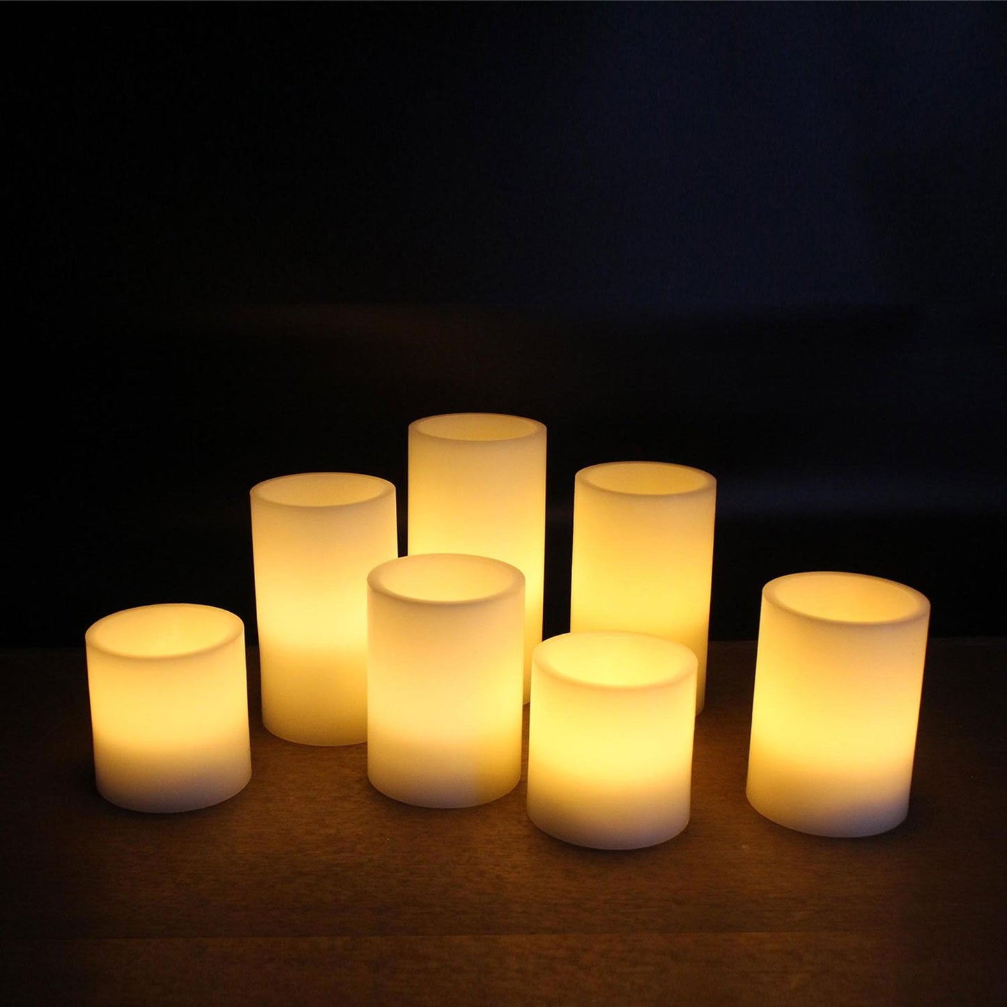 Member's Mark Flameless LED Wax Candles, 7 pc. | USA Decoration®