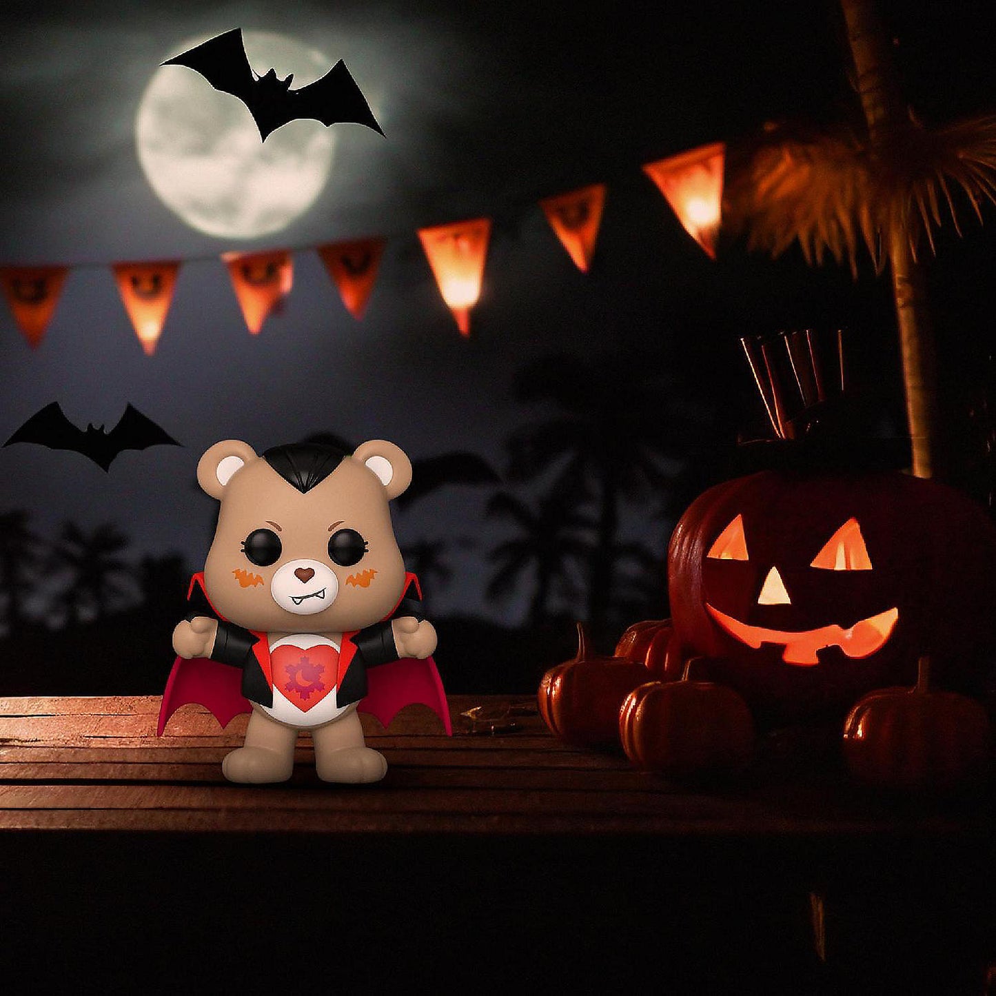 Care Bears X Universal Monsters Funko POP Tenderheart Bear as Dracula | USA Decoration®