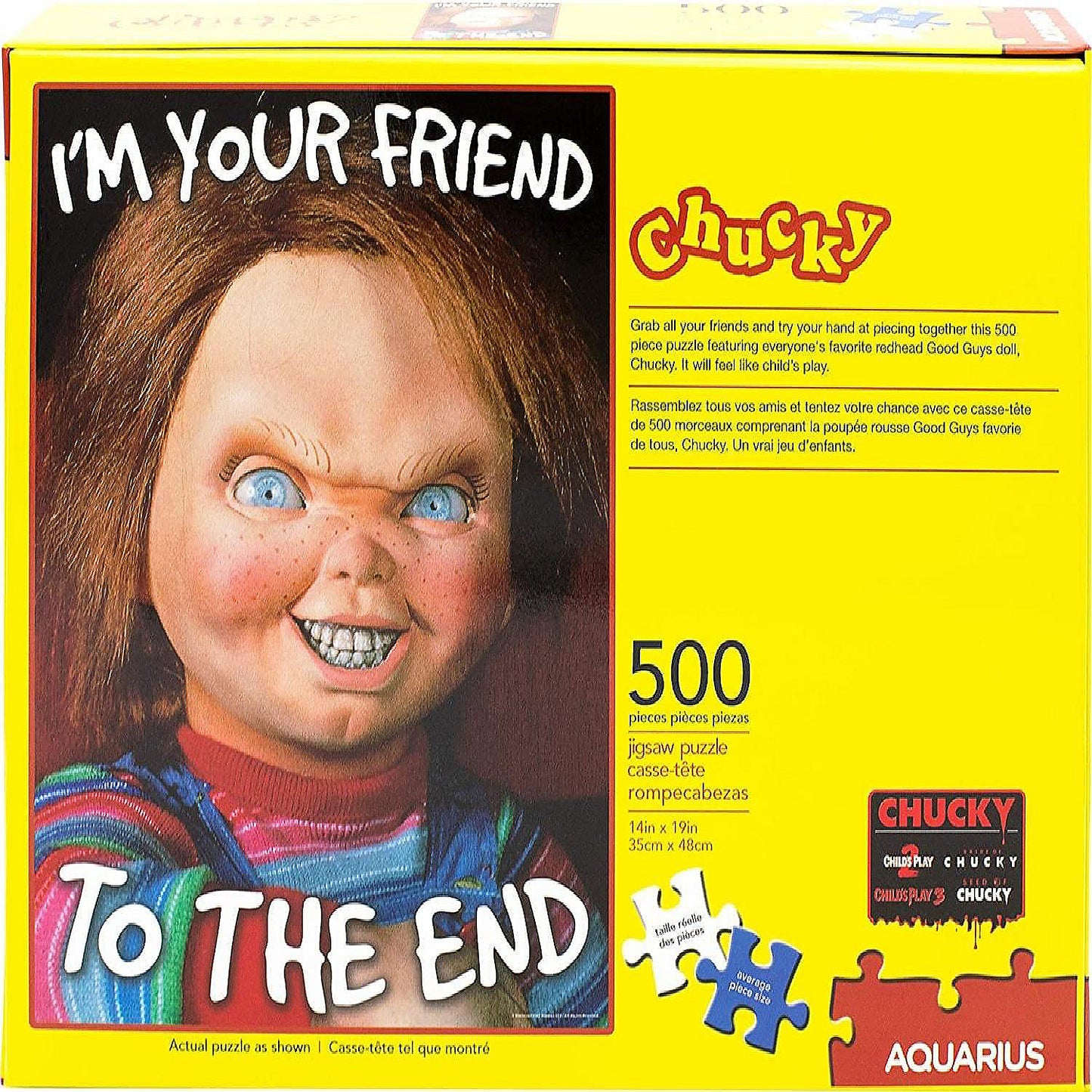 Childs Play Chucky 500 Piece Jigsaw Puzzle | USA Decoration®