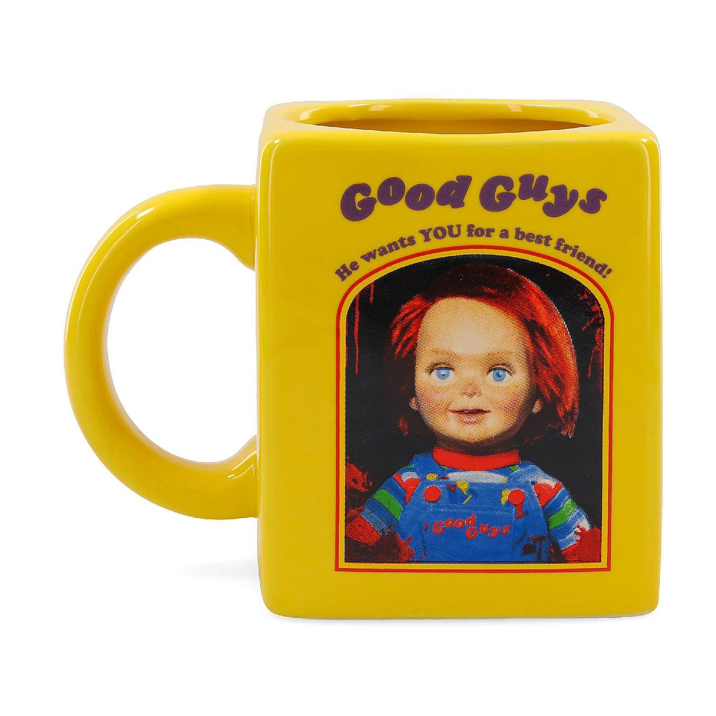 Child's Play Chucky Good Guys Sculpted Ceramic Mug Holds 20 Ounces | USA Decoration®