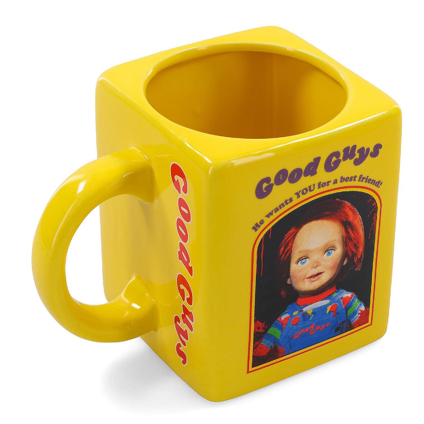 Child's Play Chucky Good Guys Sculpted Ceramic Mug Holds 20 Ounces | USA Decoration®