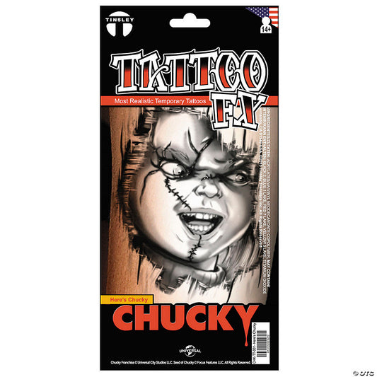 Tinsley Transfers Child's Play™ Here's Chucky Temporary Tattoo | USA Decoration®