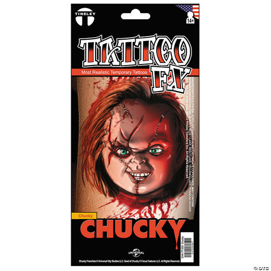 Tinsley Transfers Child’s Play™ Chucky Temporary Tattoo | USA Decoration®