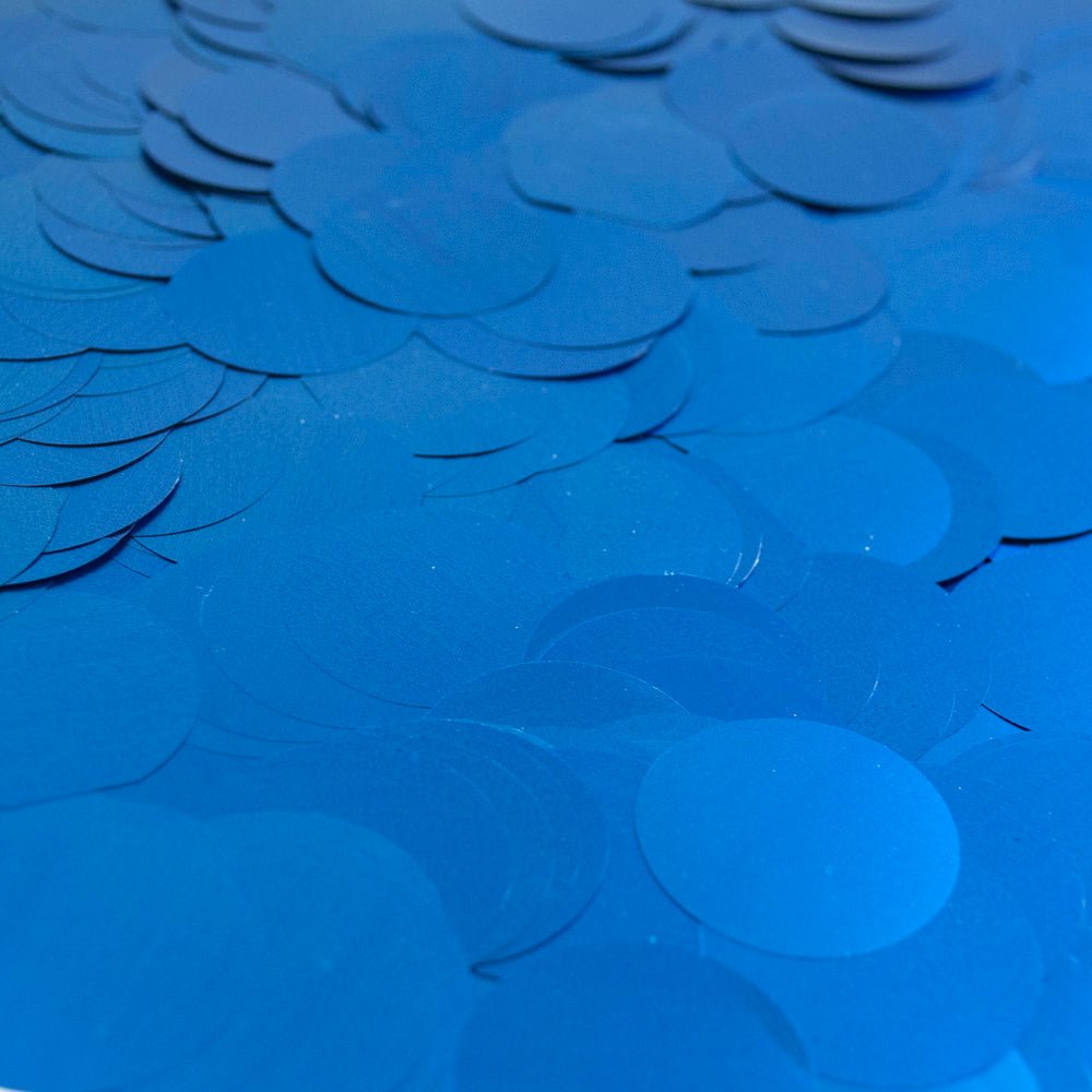 Blue Chrome Confetti