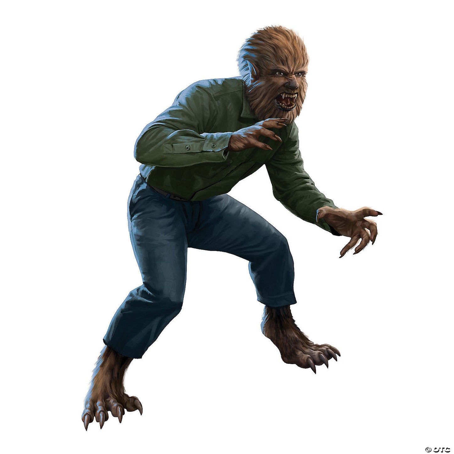 Classic Monsters The Wolfman Giant Peel Stick Wall Decals by RoomMates | USA Decoration®
