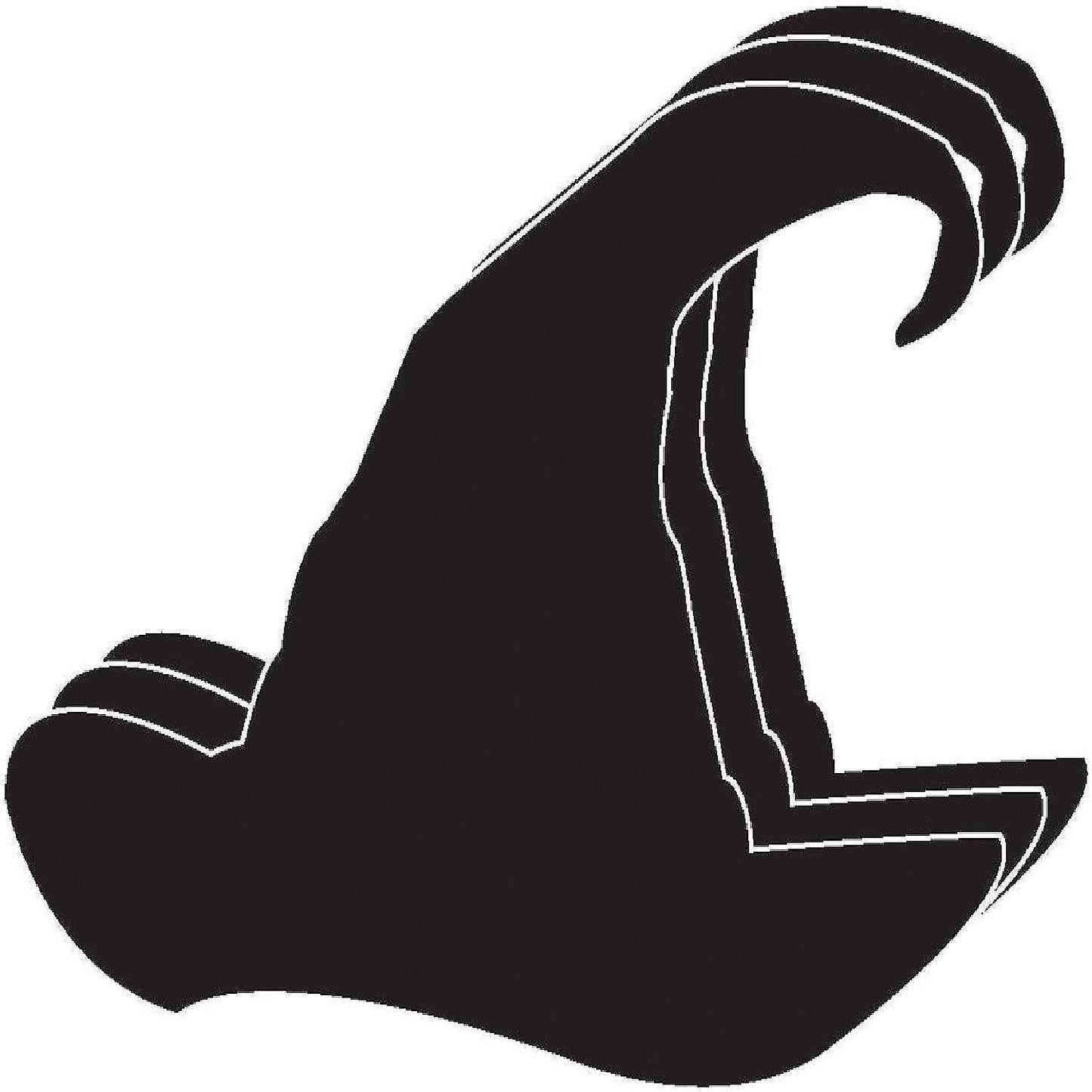 Creative Shapes Etc. - Die-cut Magnetic - Small Single Color Witch Hat