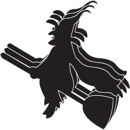Creative Shapes Etc. - Die-cut Magnetic - Small Single Color Witch