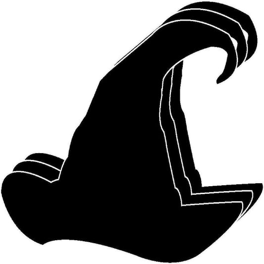 Creative Shapes Etc. - Small Single Color Construction Paper Craft Cut-out - Witch Hat