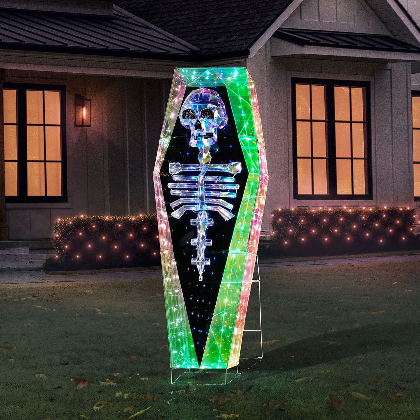 Member's Mark 5' Pre-Lit Prismatic Coffin | USA Decoration®