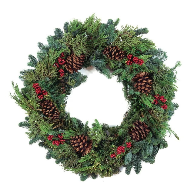 24" Premium Fresh Wreath | USA Decoration®