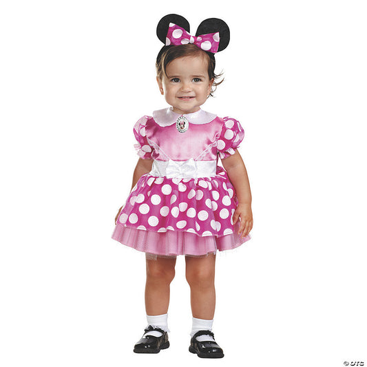 Baby Girl’s Pink Minnie Mouse™ Costume - 12-18 Months | USA Decoration®