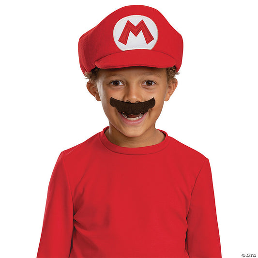 Kids Super Mario Bros.™ Elevated Mario Mustache Costume Accessory | USA Decoration®