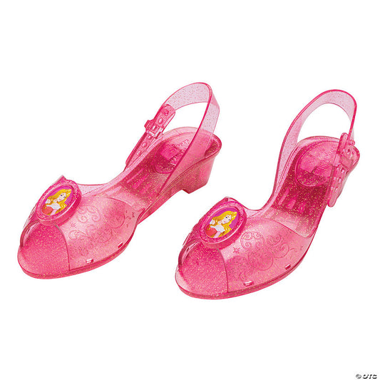 Girl's Disney's Sleeping Beauty Aurora Jelly Shoes - Size 11-12 | USA Decoration®