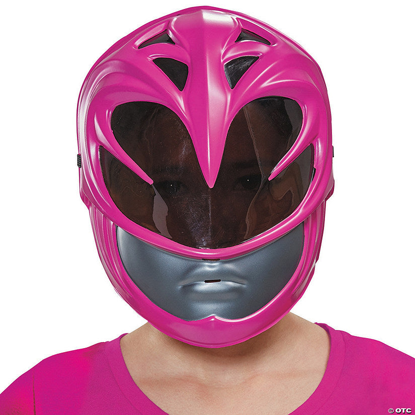 Kids Mighty Morphin Power Rangers Pink Ranger Vacuum Mask | USA Decoration®