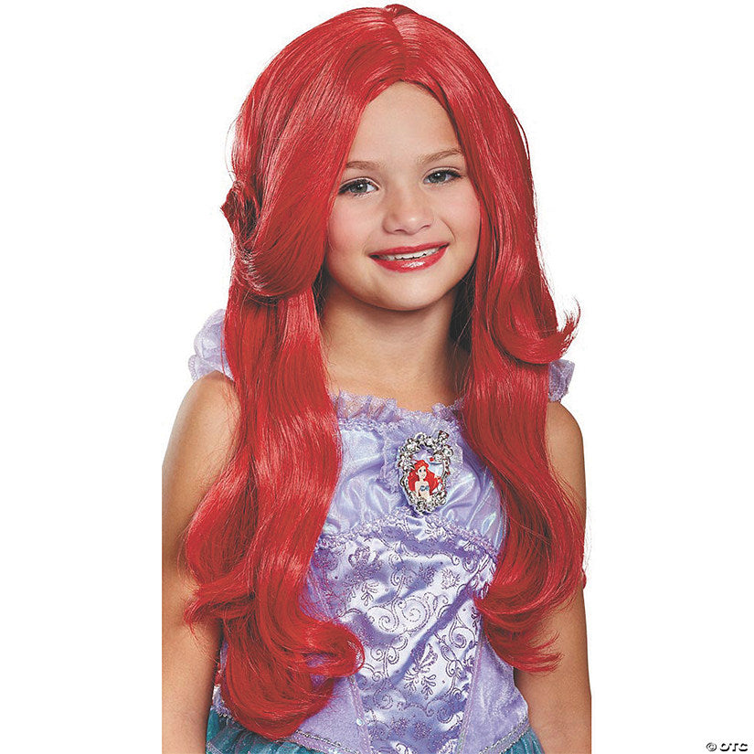 Childs Red Deluxe Long Wig | USA Decoration®