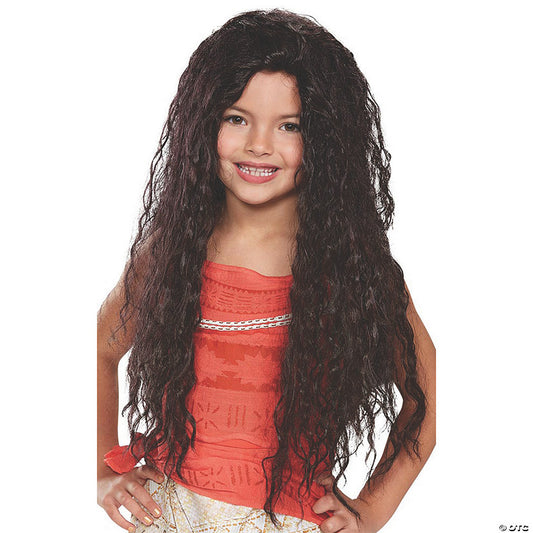 Girl's Black Deluxe Wavy Long Wig | USA Decoration®