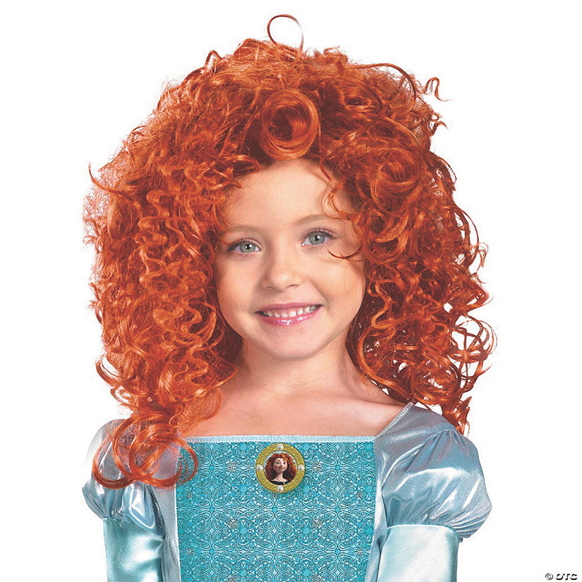 Kids Red Long Curly Wig | USA Decoration®