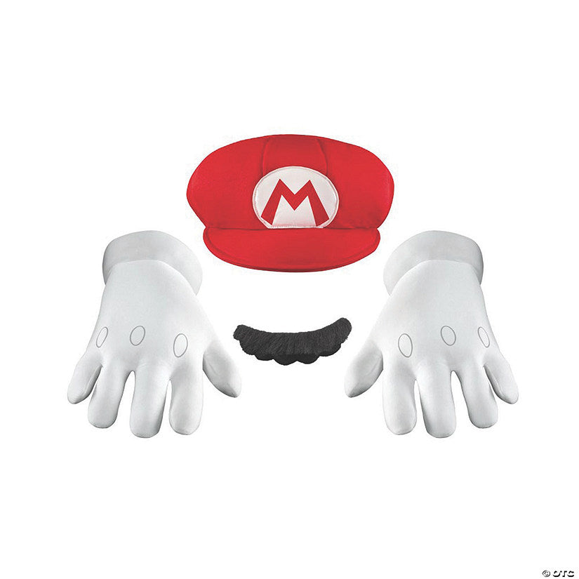Adults Super Mario Bros.™ Mario Accessory Kit | USA Decoration®