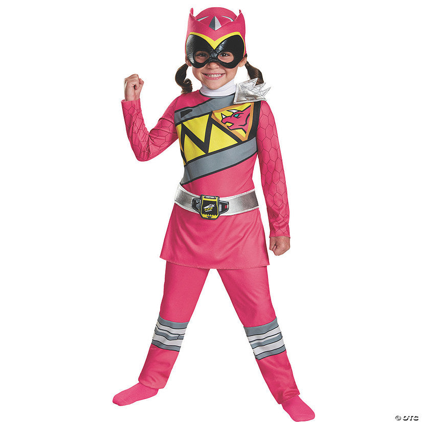Toddler Girl's Classic Mighty Morphin Power Rangers™ Pink Ranger Costume - 3T-4T | USA Decoration®