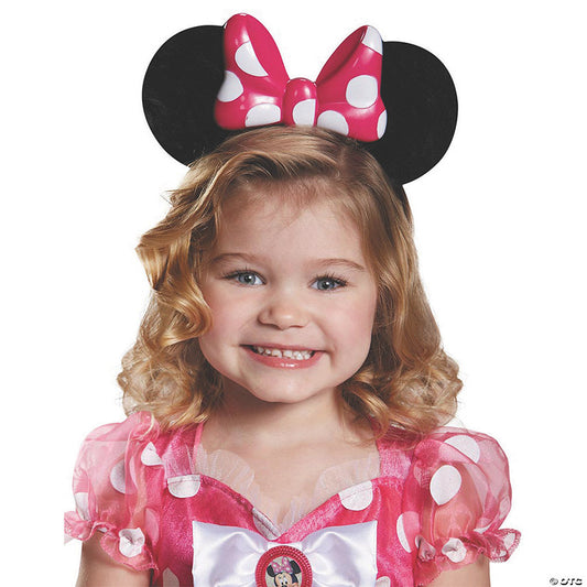 Girl's Pink Minnie Mouse Lite Up Ears | USA Decoration®