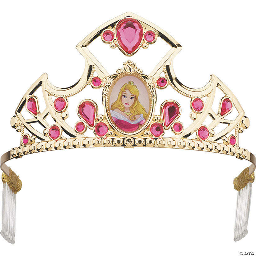 Kids Deluxe Disney's Sleeping Beauty Aurora Pink Gold Tiara | USA Decoration®