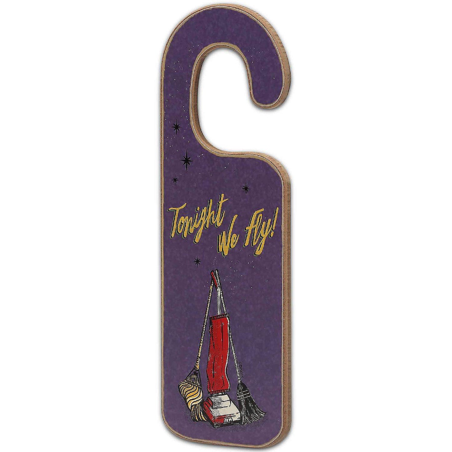 Disney 1x4 Disney Hocus Pocus I Smell Children Tonight We Fly Wood Door Hanger | USA Decoration®