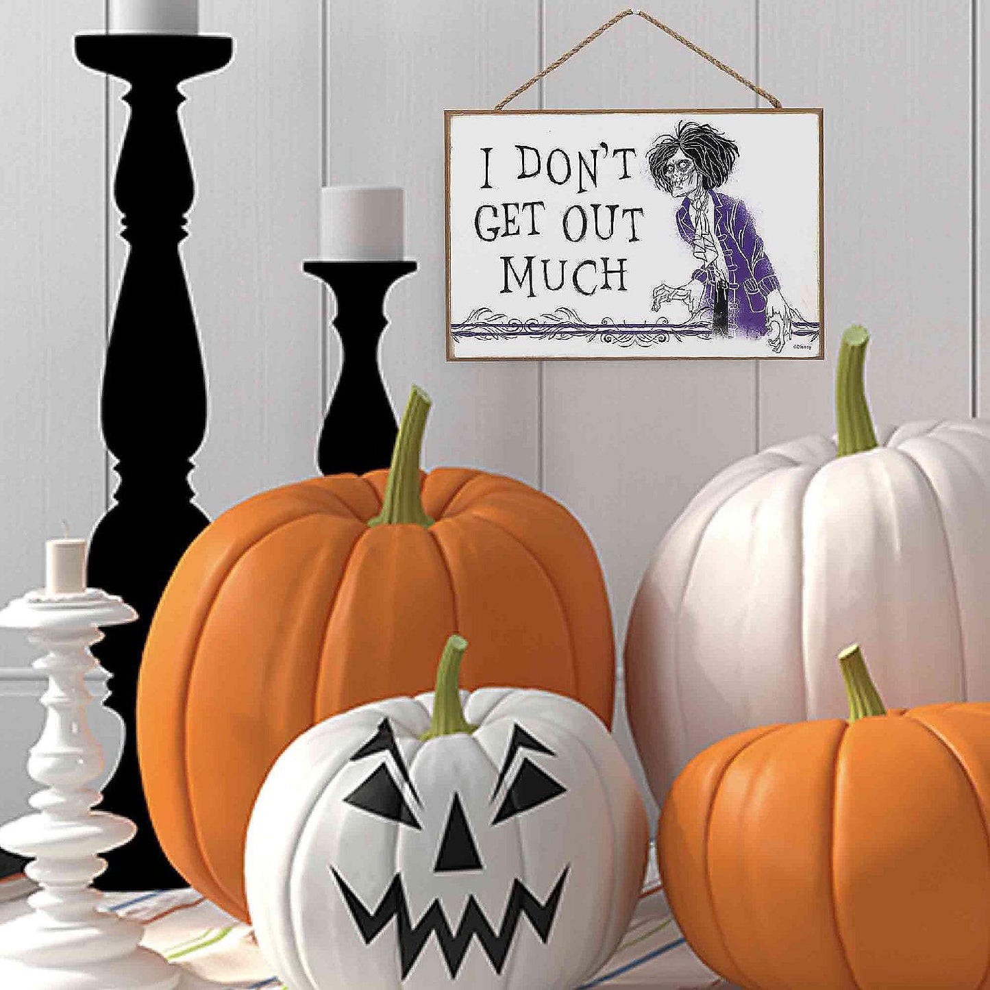 Disney 5x8 Hocus Pocus I Don't Get Out Much Billy Butcherson Hanging Wood Wall Decor | USA Decoration®