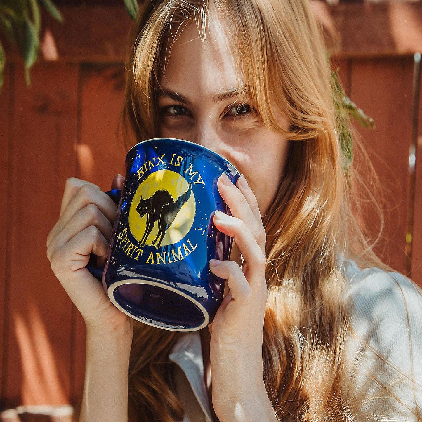 Disney Hocus Pocus "Binx Is My Spirit Animal" Ceramic Camper Mug 20 Ounces | USA Decoration®
