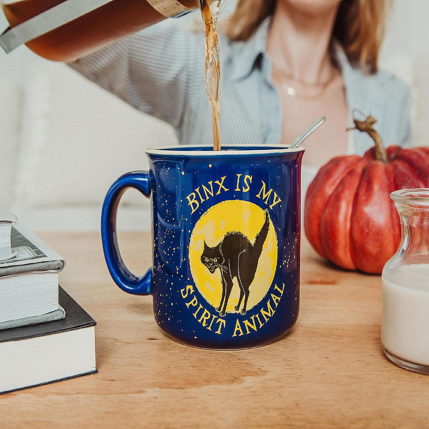 Disney Hocus Pocus "Binx Is My Spirit Animal" Ceramic Camper Mug 20 Ounces | USA Decoration®