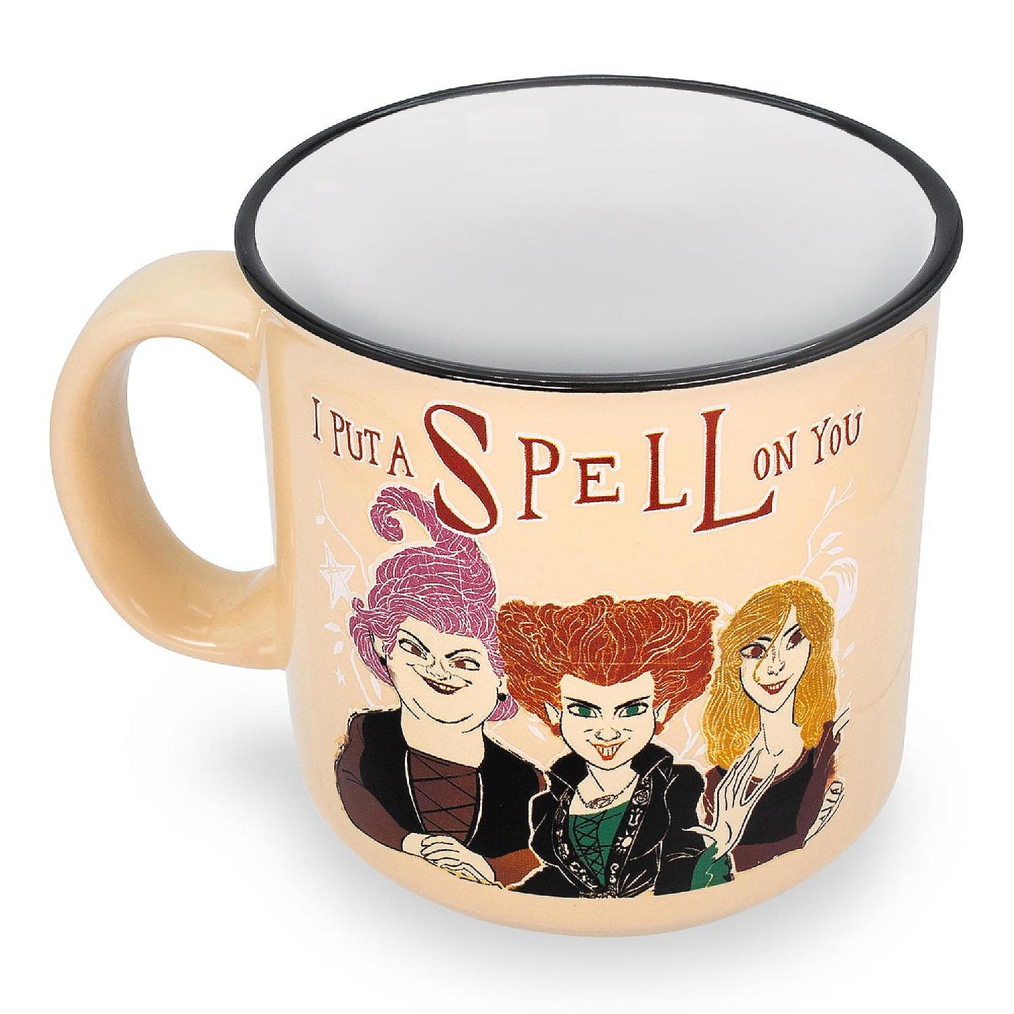 Disney Hocus Pocus "Put A Spell On You" Ceramic Camper Mug 20 Ounces | USA Decoration®
