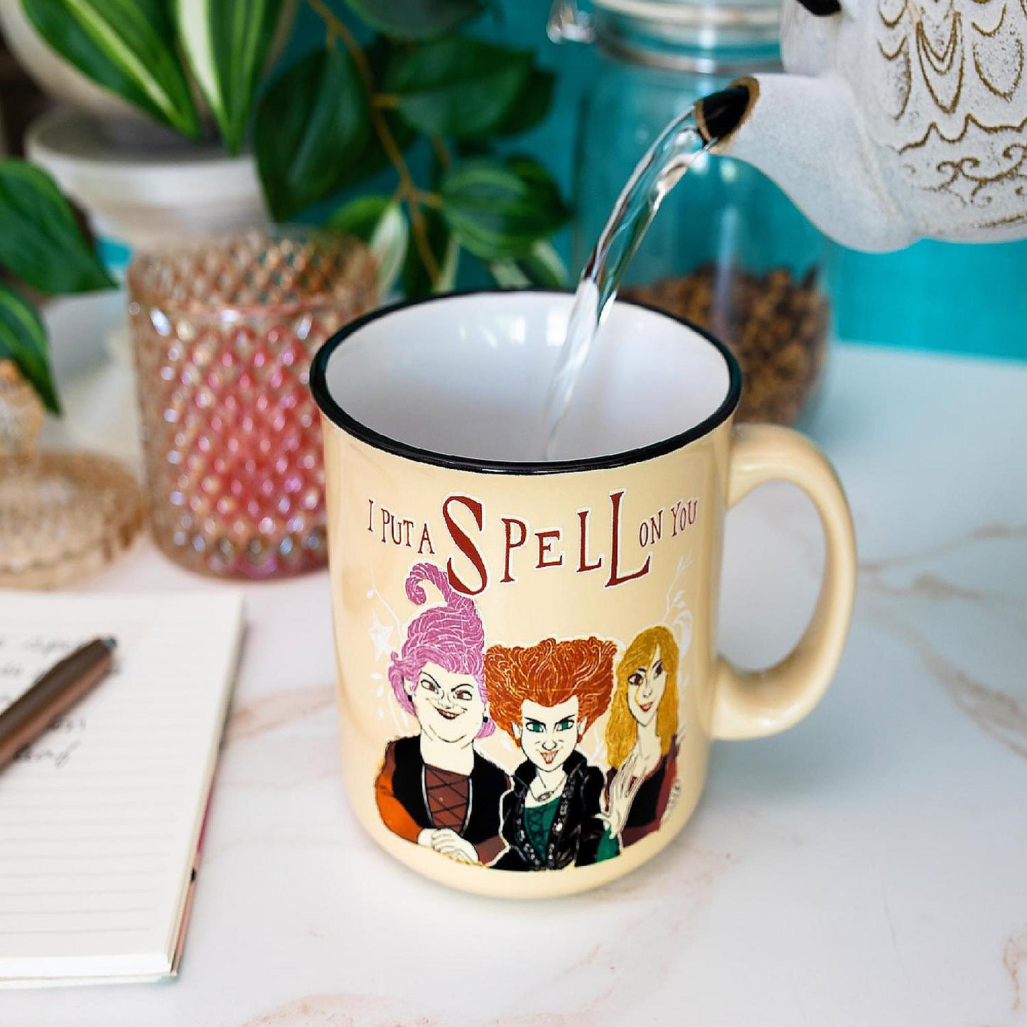 Disney Hocus Pocus "Put A Spell On You" Ceramic Camper Mug 20 Ounces | USA Decoration®